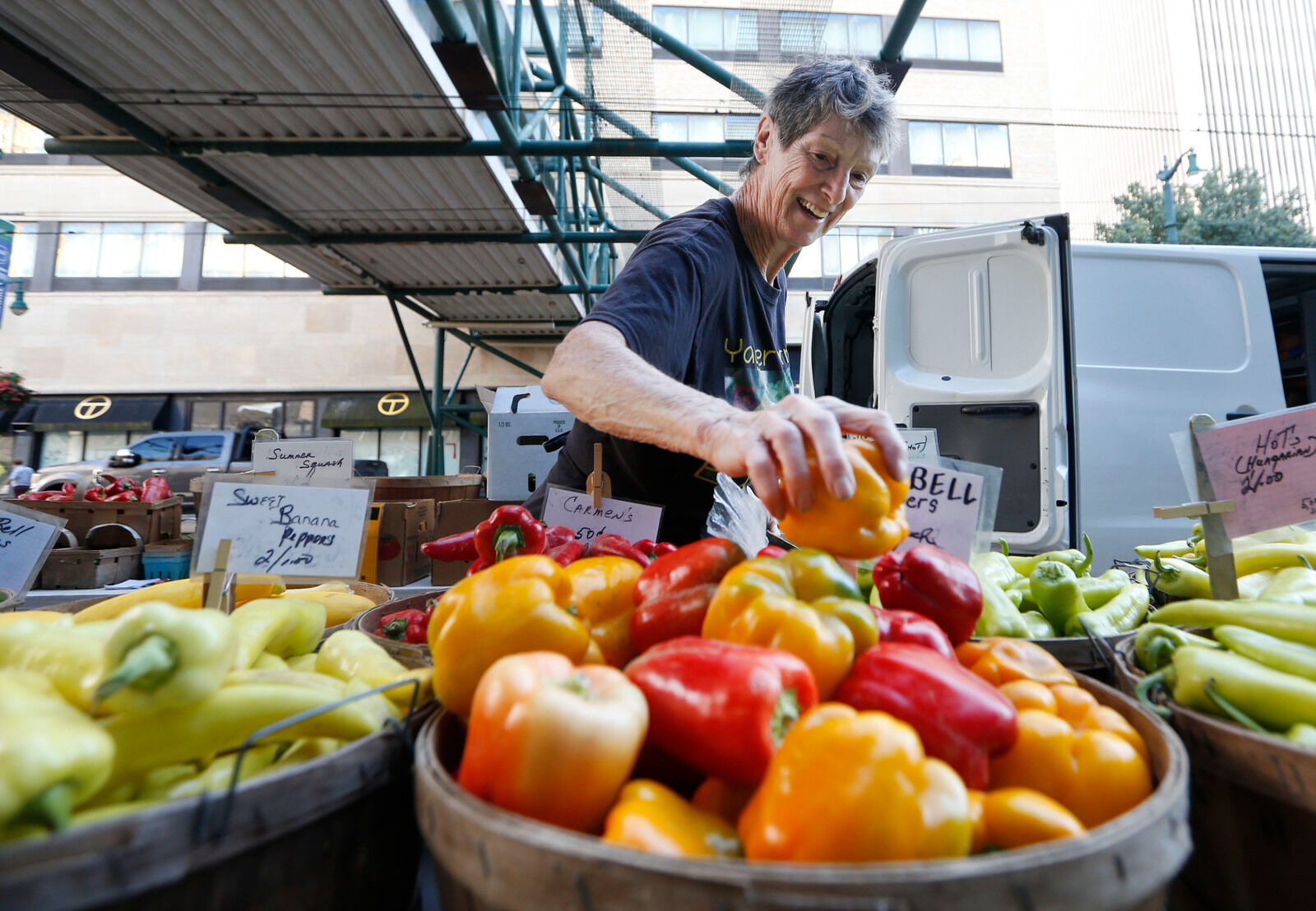 Stocking the peppers